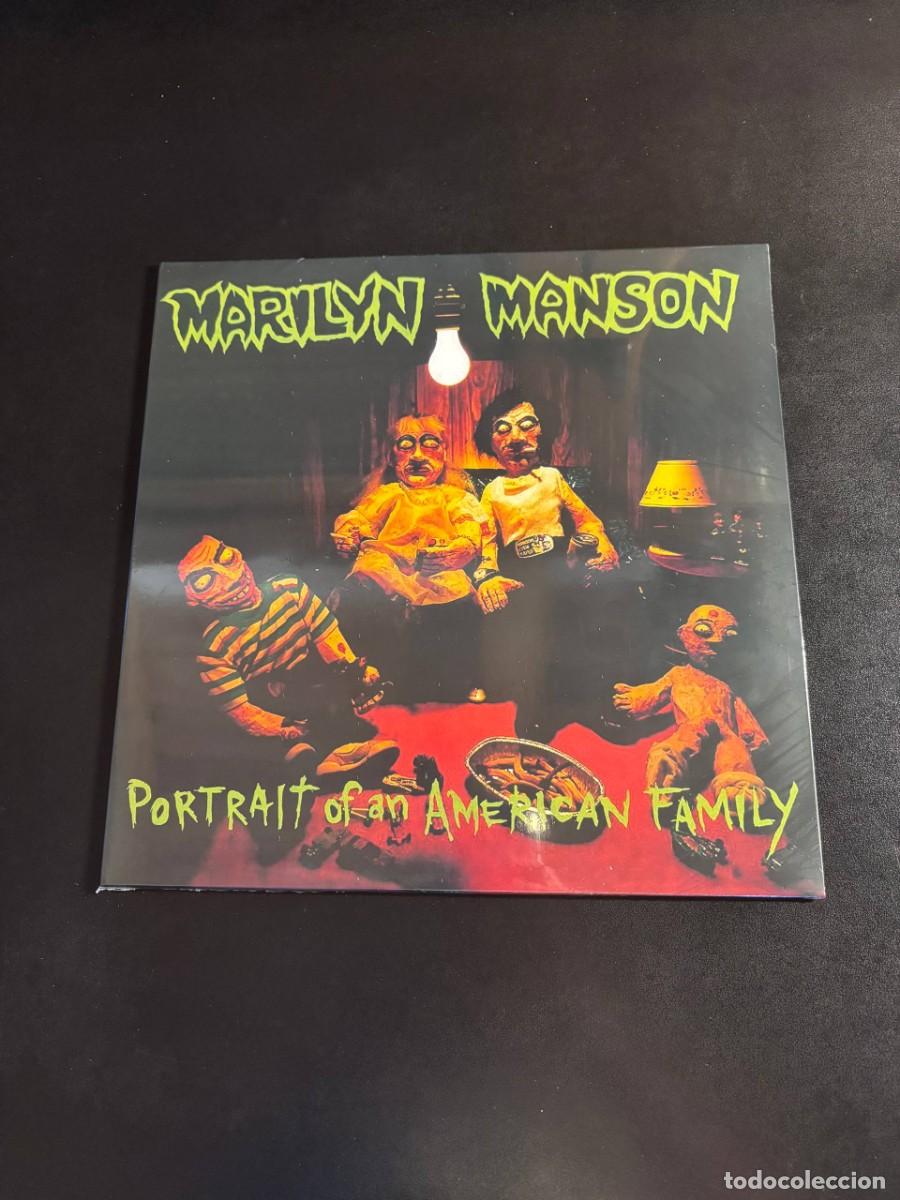 Discos de vinilo: Marilyn Manson Portrait Of An American Family Disco de vinilo LP rock repro