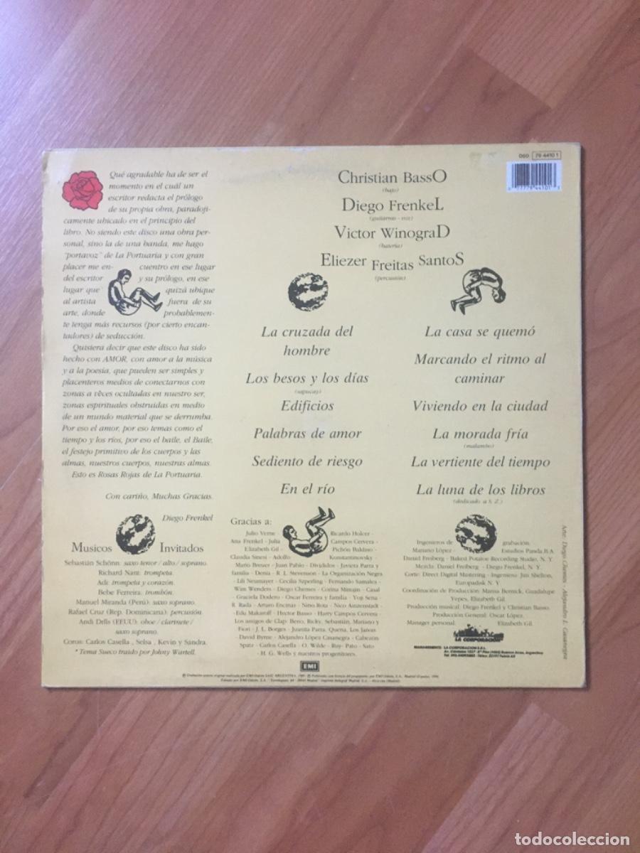 Discos de vinilo: LA PORTUARIA-ROSAS ROJAS - Foto 2