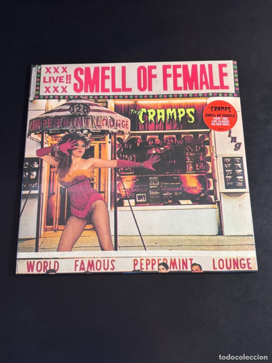 Discos de vinilo: The Cramps Smell Of Female Disco de vinilo rojo LP version europea punk psychobilly poison ivy