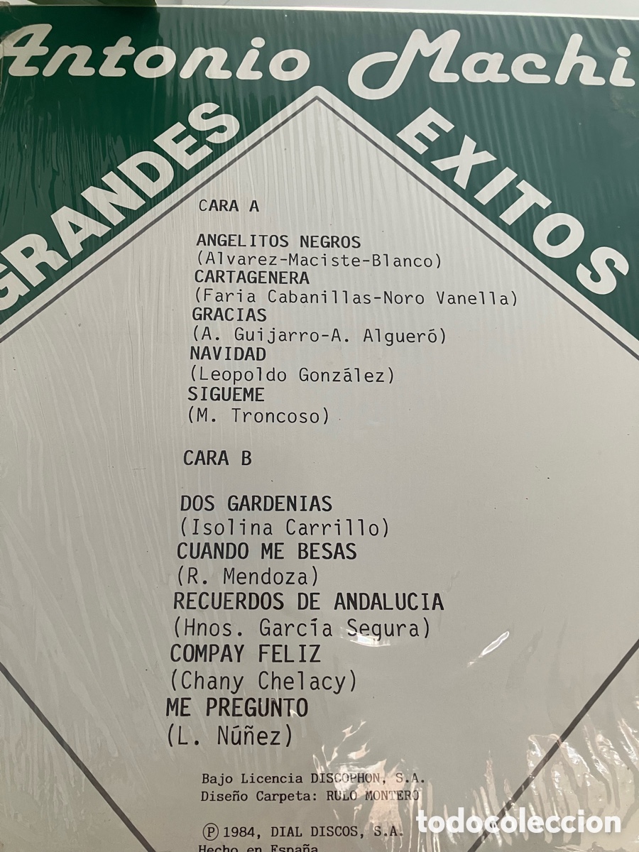 Discos de vinilo: Antonio Machin - Grandes Exitos Vol 1 - Foto 4