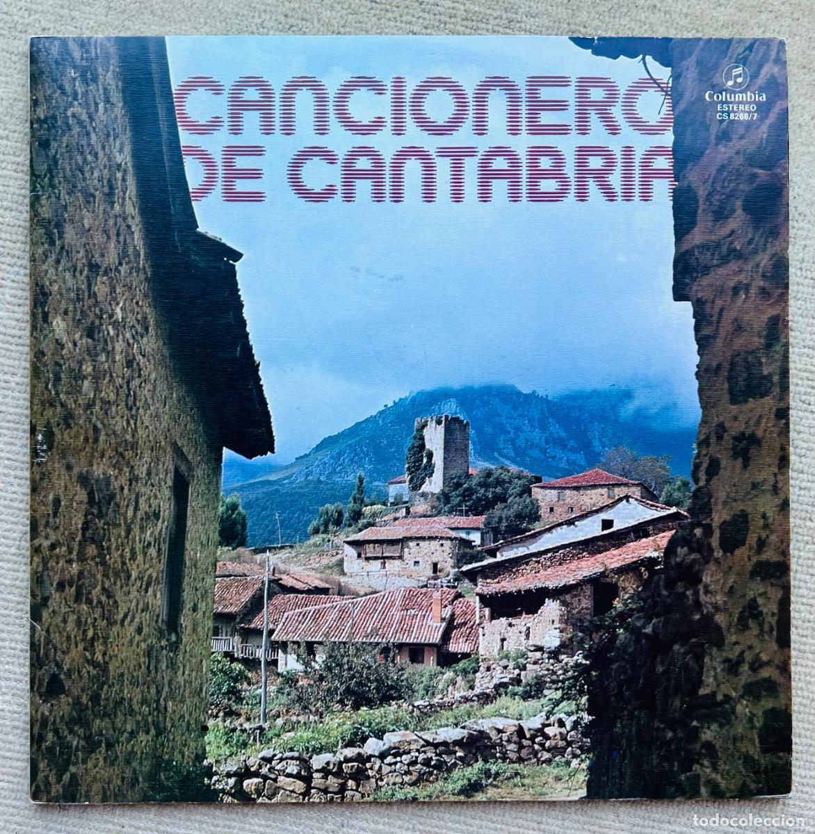 Discos de vinilo: Cancionero de Cantabria - Doble LP - A&ntilde;o 1977 - M&uacute;sica tradicional