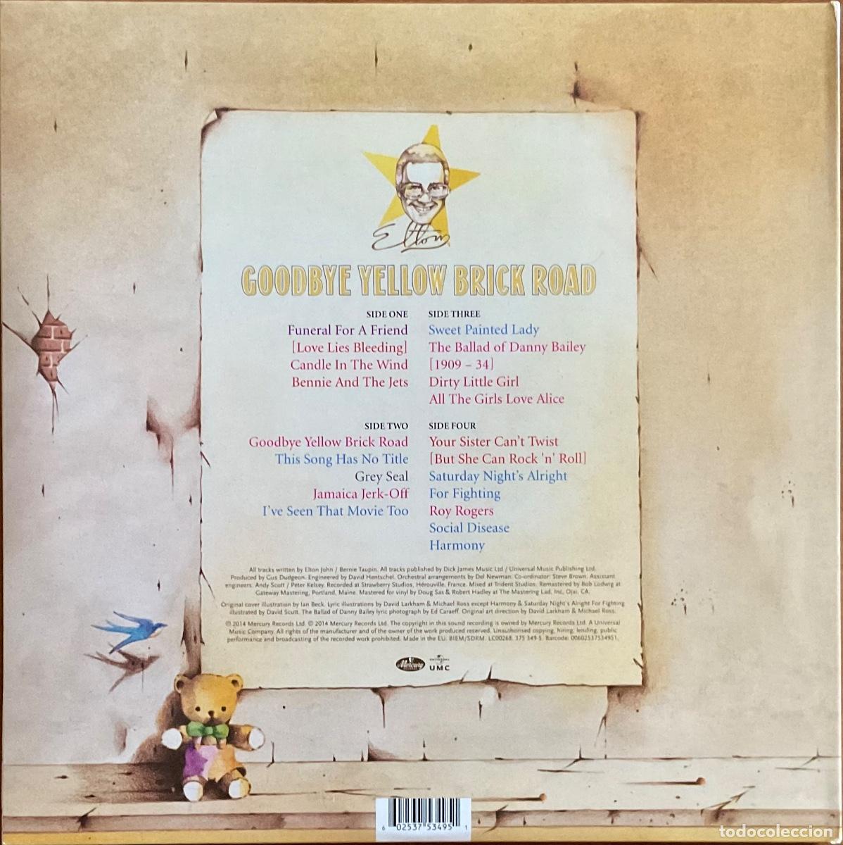 Discos de vinilo: ELTON JOHN - GOODBYE YELLOW BRICK ROAD - Foto 2