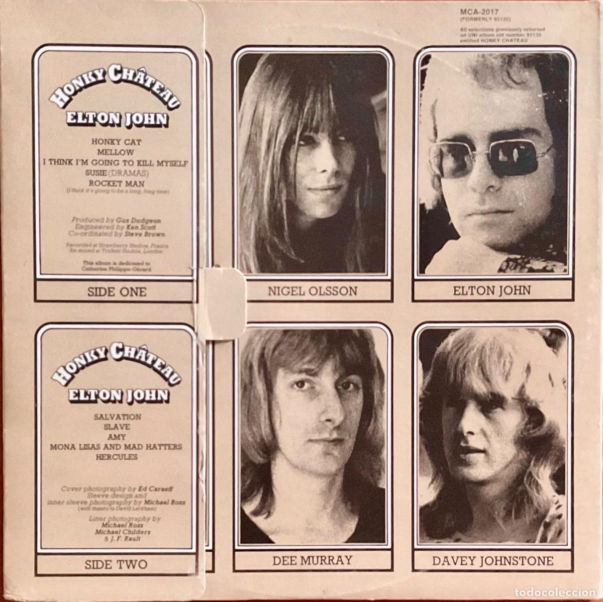 Discos de vinilo: ELTON JOHN - HONKY CH&Acirc;TEAU - Foto 3