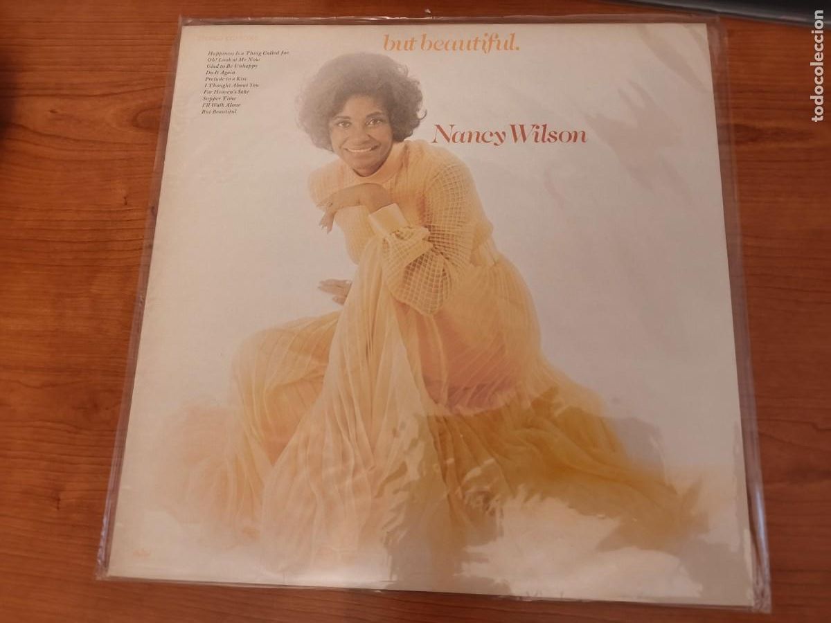 Discos de vinilo: VINILO EDICI&Oacute;N JAPONESA NANCY WILSON - BUT BEATIFUL- RESERVADO - LEER COND. VENTA