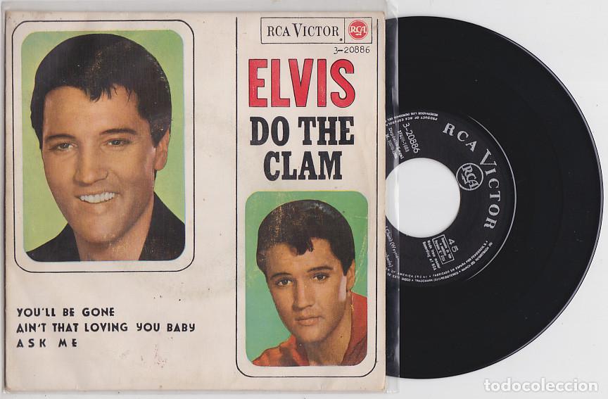 Discos de vinilo: ELVIS PRESLEY ep 45 rpm Do the clam