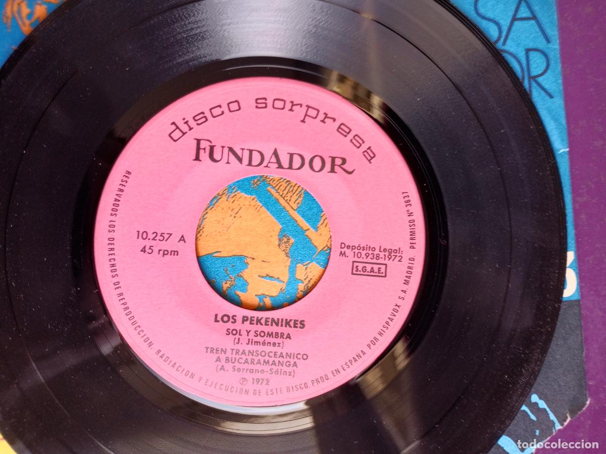Discos de vinilo: LOS PEKENIKES &lrm;&ndash; TABASCO / TRIO +2 EP FUNDADOR 1972 - LATIN FUNK 70'S - SIN APENAS USO