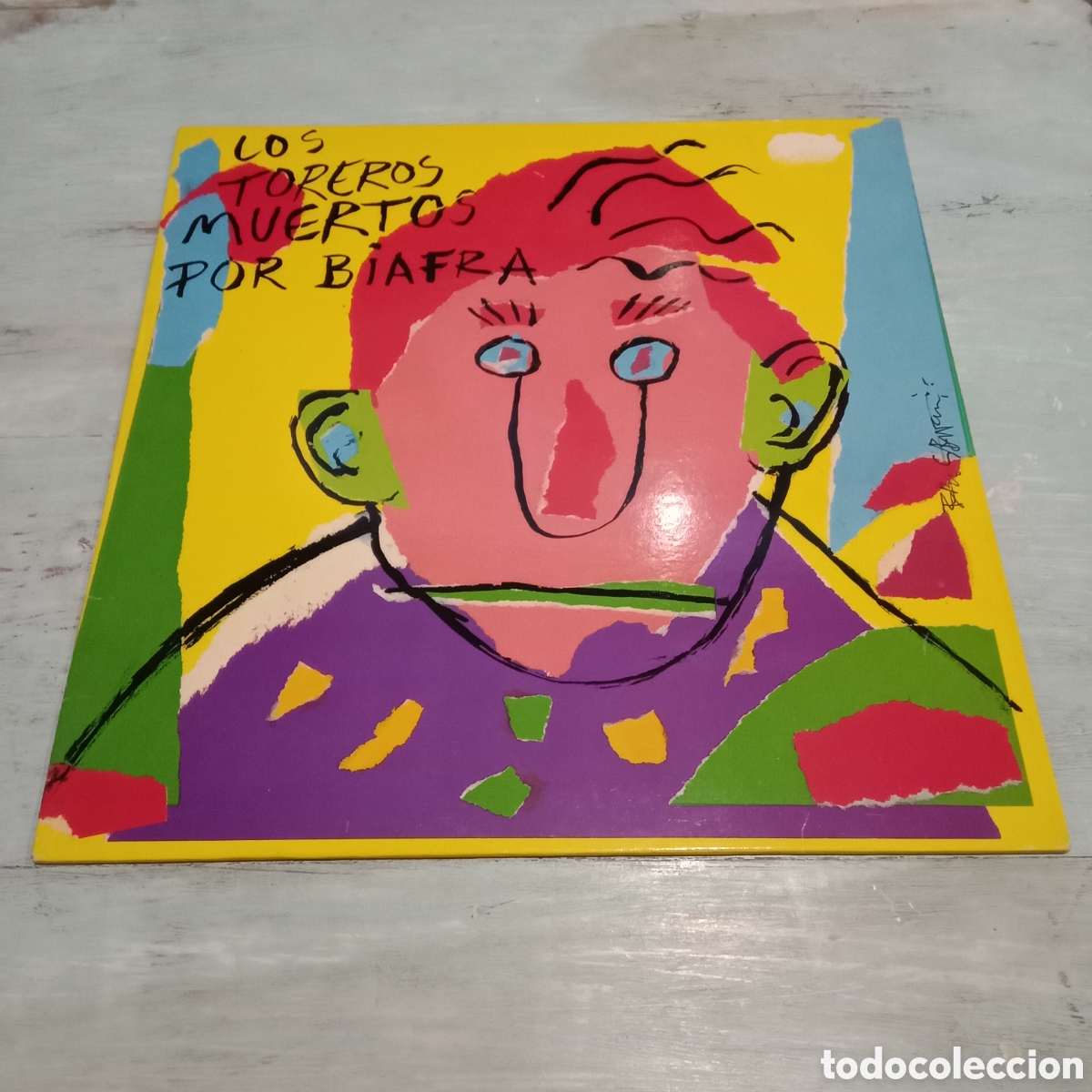 Discos de vinilo: LOS TOREROS MUERTOS - POR BIAFRA - LP