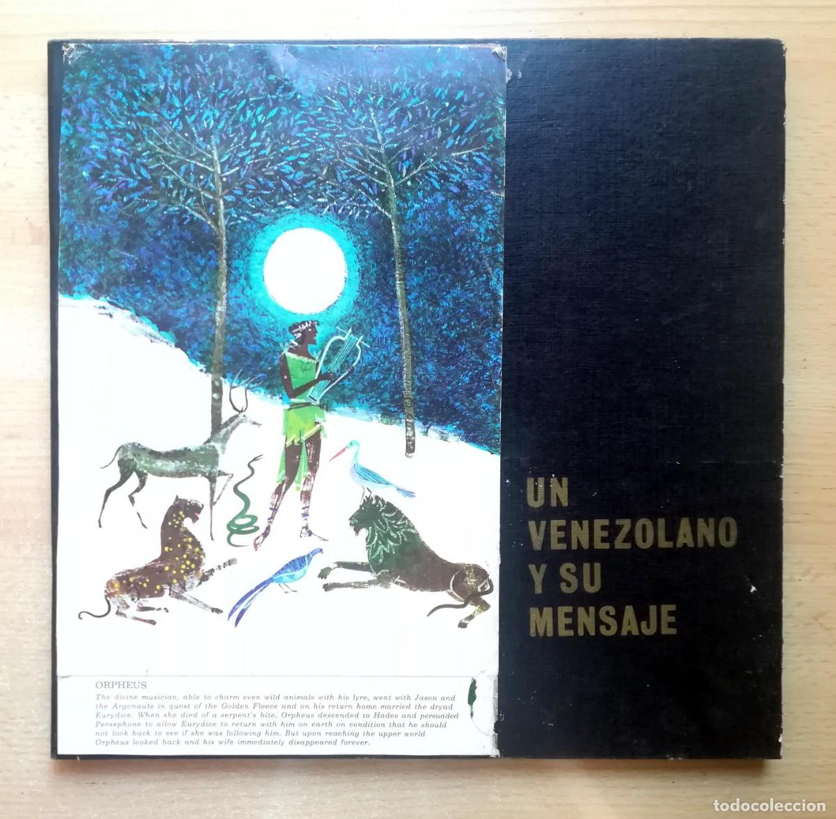 Discos de vinilo: Andres Eloy Blanco - Un venezolano y su mensaje - 4 LP en carpeta. Completa