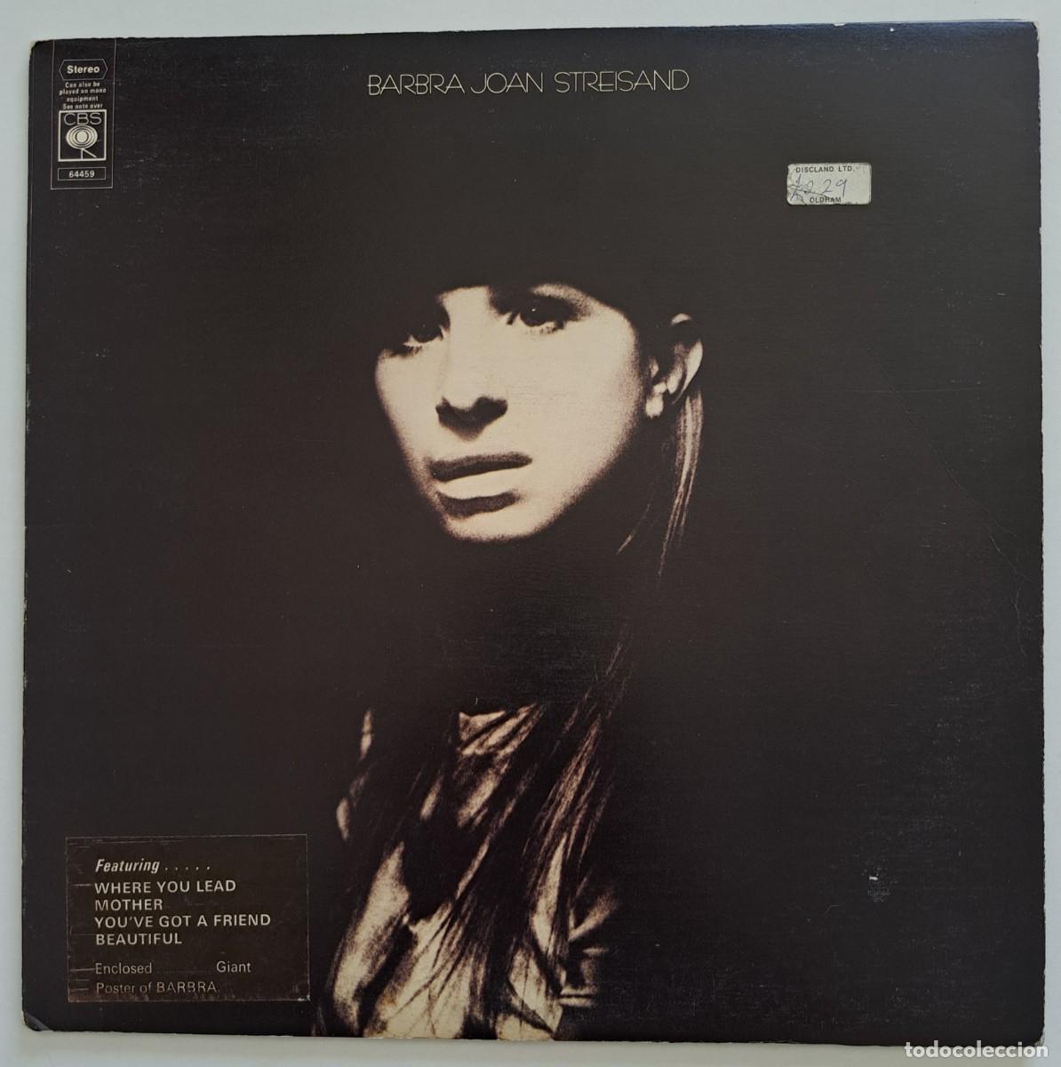 Discos de vinilo: BARBRA STREISAND - BARBRA JOAN STREISAND - CBS S-64459 , UK 1971