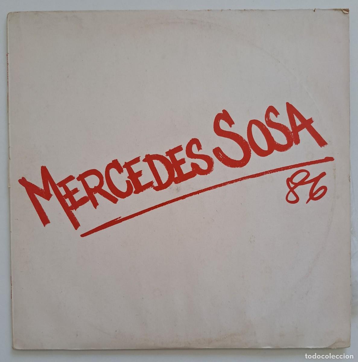 Discos de vinilo: MERCEDES SOSA - MERCEDES SOSA 86 - Philips &ndash; 830 450-1 - ARGENTINA 1986