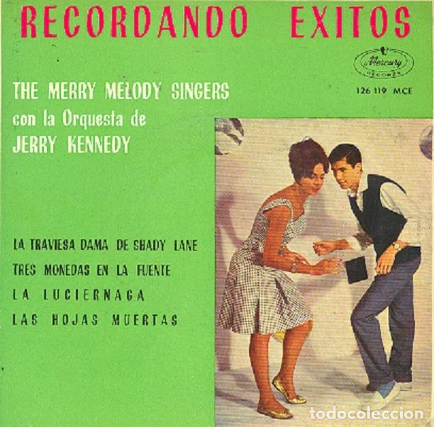 Discos de vinilo: The Merry Melody Singers &ndash; La traves&iacute;a de Shady Lane; La luci&eacute;rnaga + 2 &ndash; MERCURY 126 119 &ndash; 1963