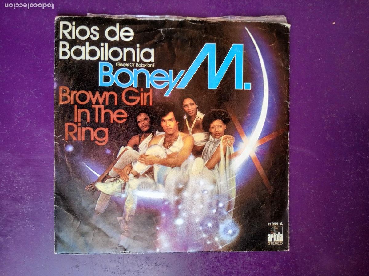 Discos de vinilo: Boney M. &ndash; Rios De Babilonia = Rivers Of Babylon - Sg ARIOLA 1978 -DISCO POP