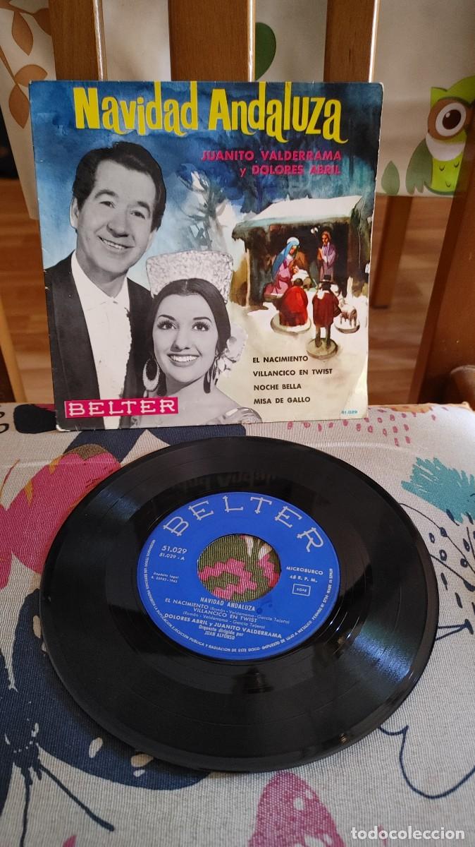 Discos de vinilo: JUANITO VALDERRAMA Y DOLORES ABRIL-EP NAVIDAD ANDALUZA