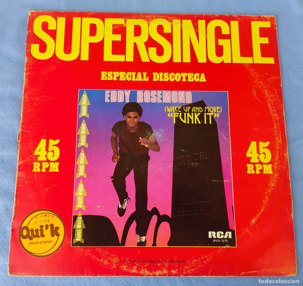 Discos de vinilo: DISCO MAXI EDDY ROSEMOND FUNK IT