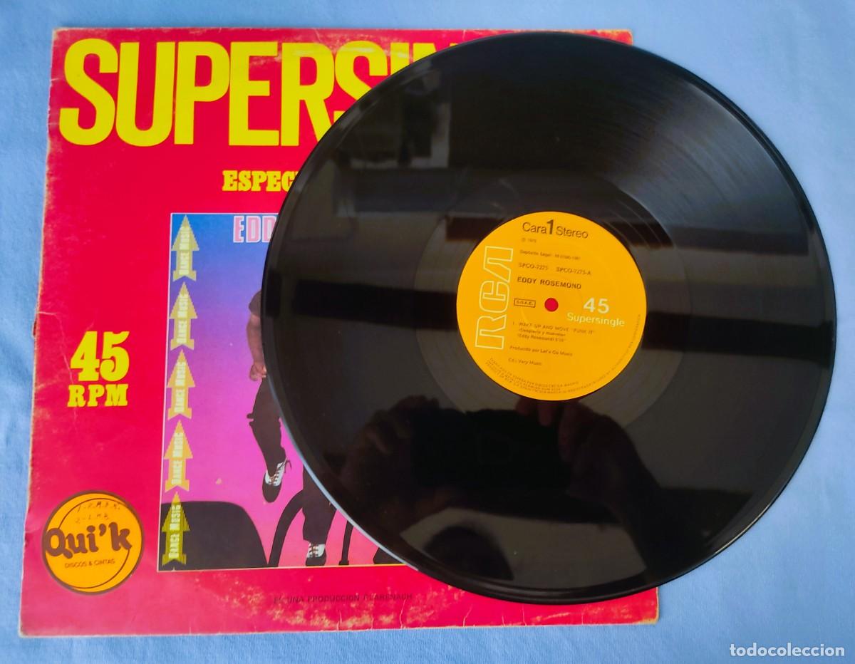 Discos de vinilo: DISCO MAXI EDDY ROSEMOND FUNK IT - Foto 3