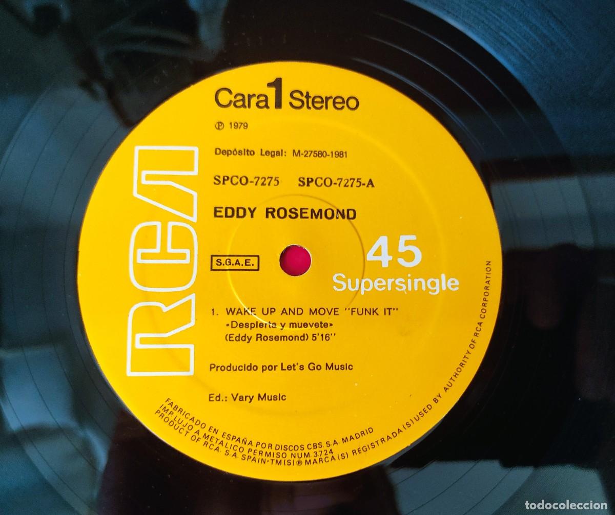 Discos de vinilo: DISCO MAXI EDDY ROSEMOND FUNK IT - Foto 4