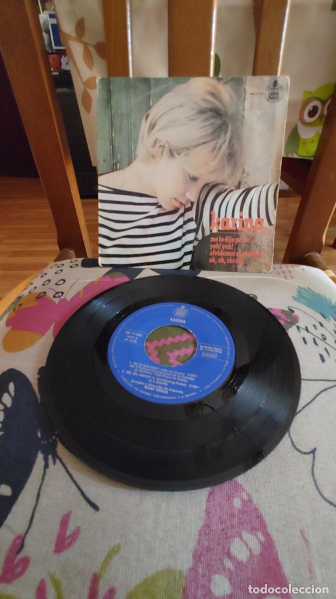 Discos de vinilo: KARINA-EP ME LO DIJO PEREZ +3