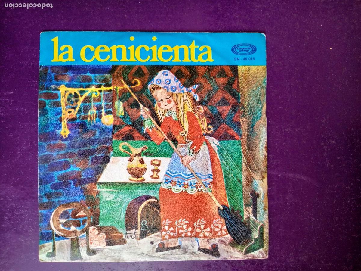 Discos de vinilo: LA CENICIENTA - Sg MOVIEPLAY 1971 CUENTO INFANTIL,