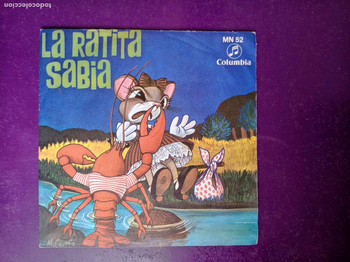 Discos de vinilo: LA RATITA SABIA - Sg COLUMBIA 1964 CUENTO INFANTIL, CUADRO ACTORES RADIO MADRID - BOLICHE
