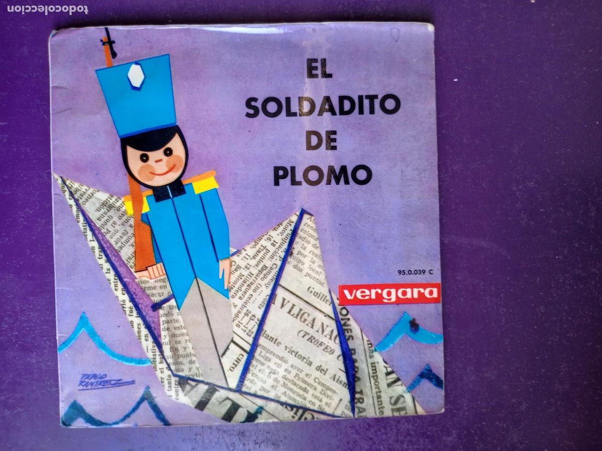 Discos de vinilo: EL SOLDADITO DE PLOMO - Sg VERGARA 1963 - CUENTO INFANTIL, PORTADA PABLO RAMIREZ