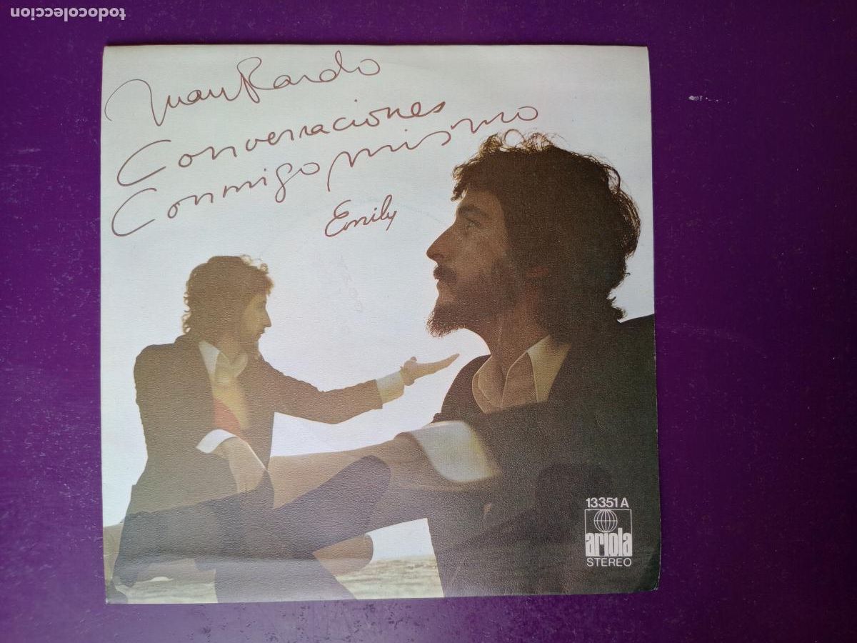 Discos de vinilo: Juan Pardo &ndash; Conversaciones Conmigo Mismo - Sg ARIOLA 1974 - MUY POCO USO,