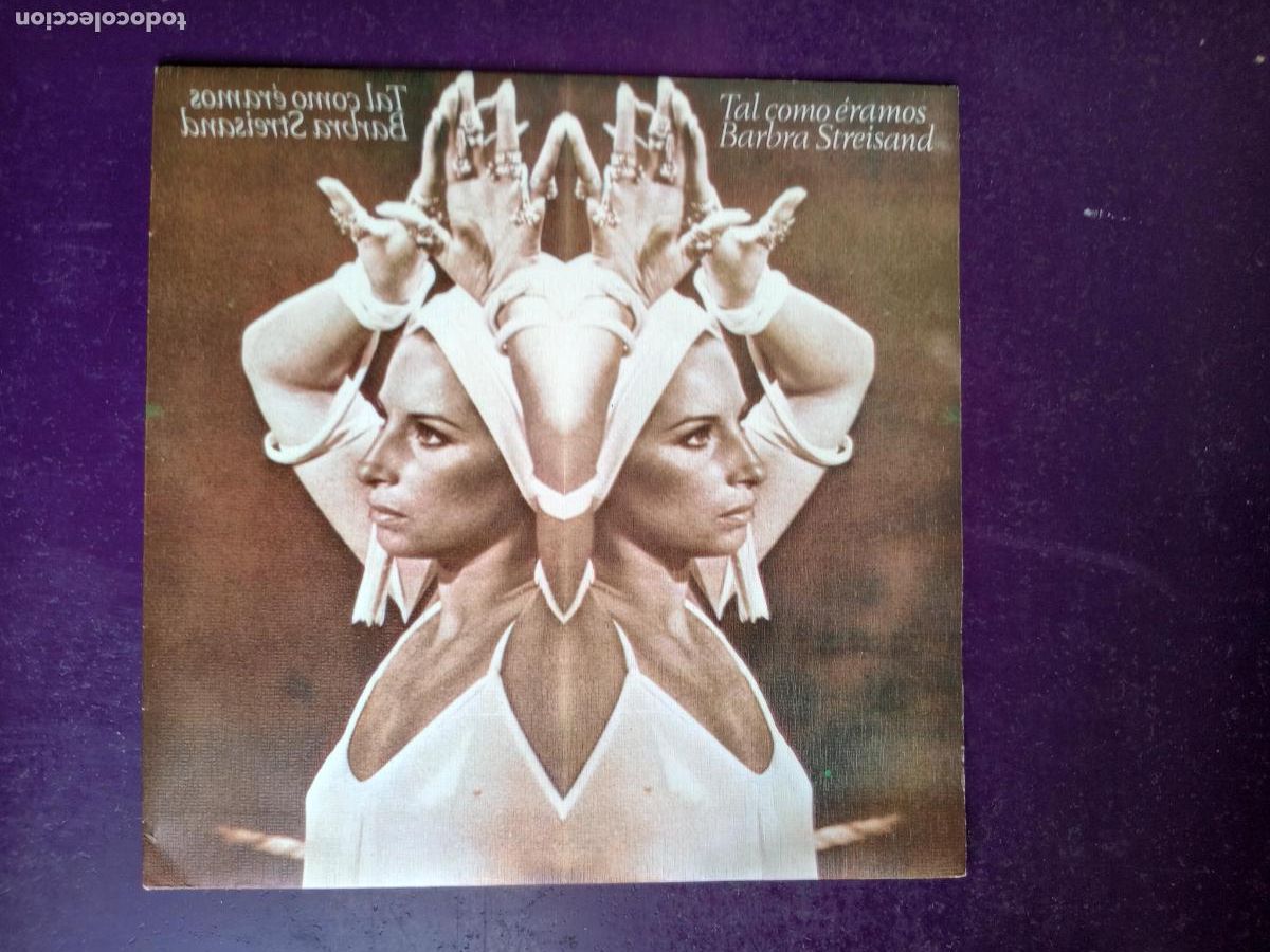 Discos de vinilo: Barbra Streisand &ndash; Tal Como Eramos - Sg CBS 1973 - BSO CINE 70'S - SIN APENAS USO