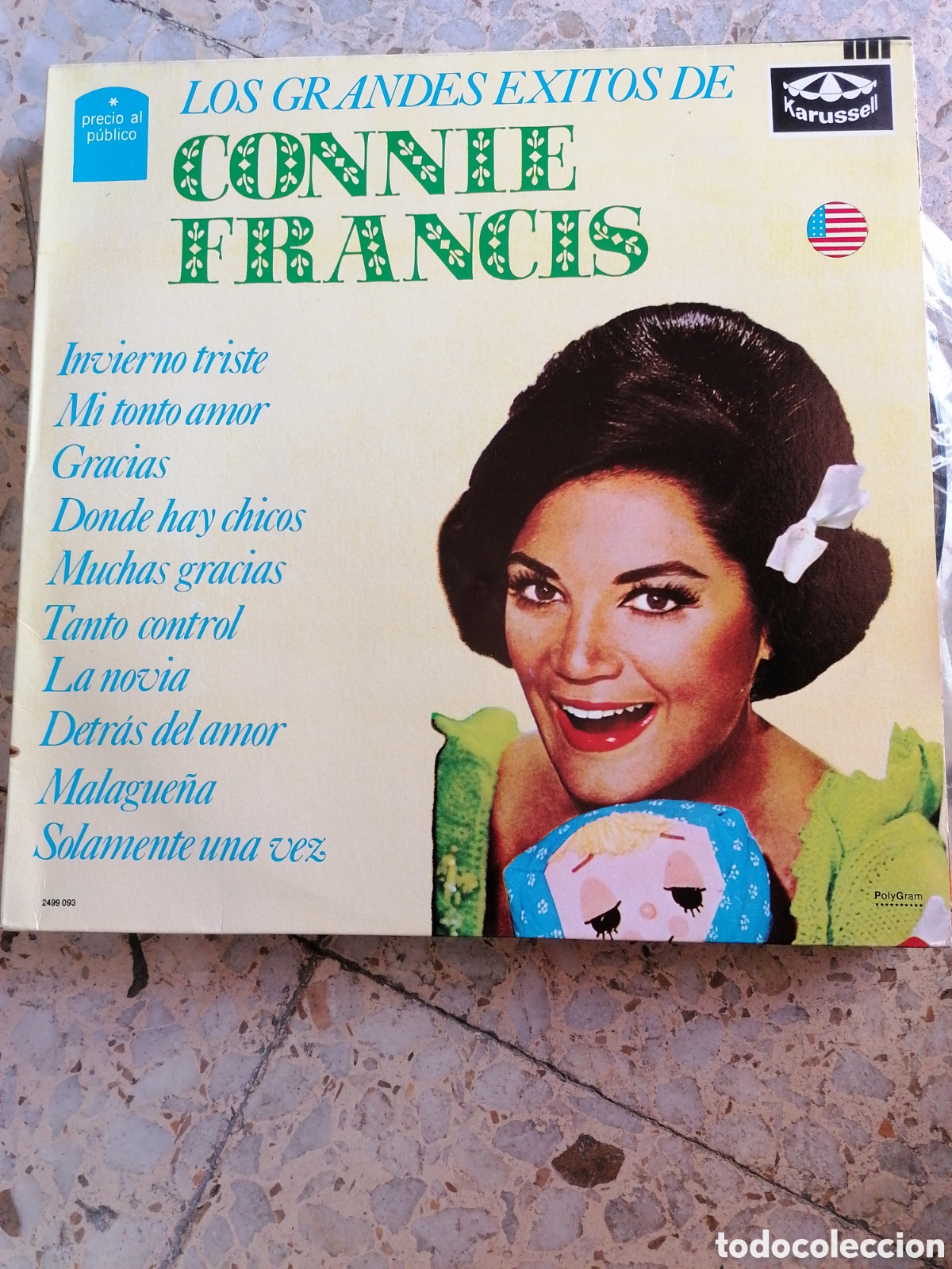 Vinyl records: LP CONNIE FRANCIS GRANDES EXITOS 1989 MEXICO EX