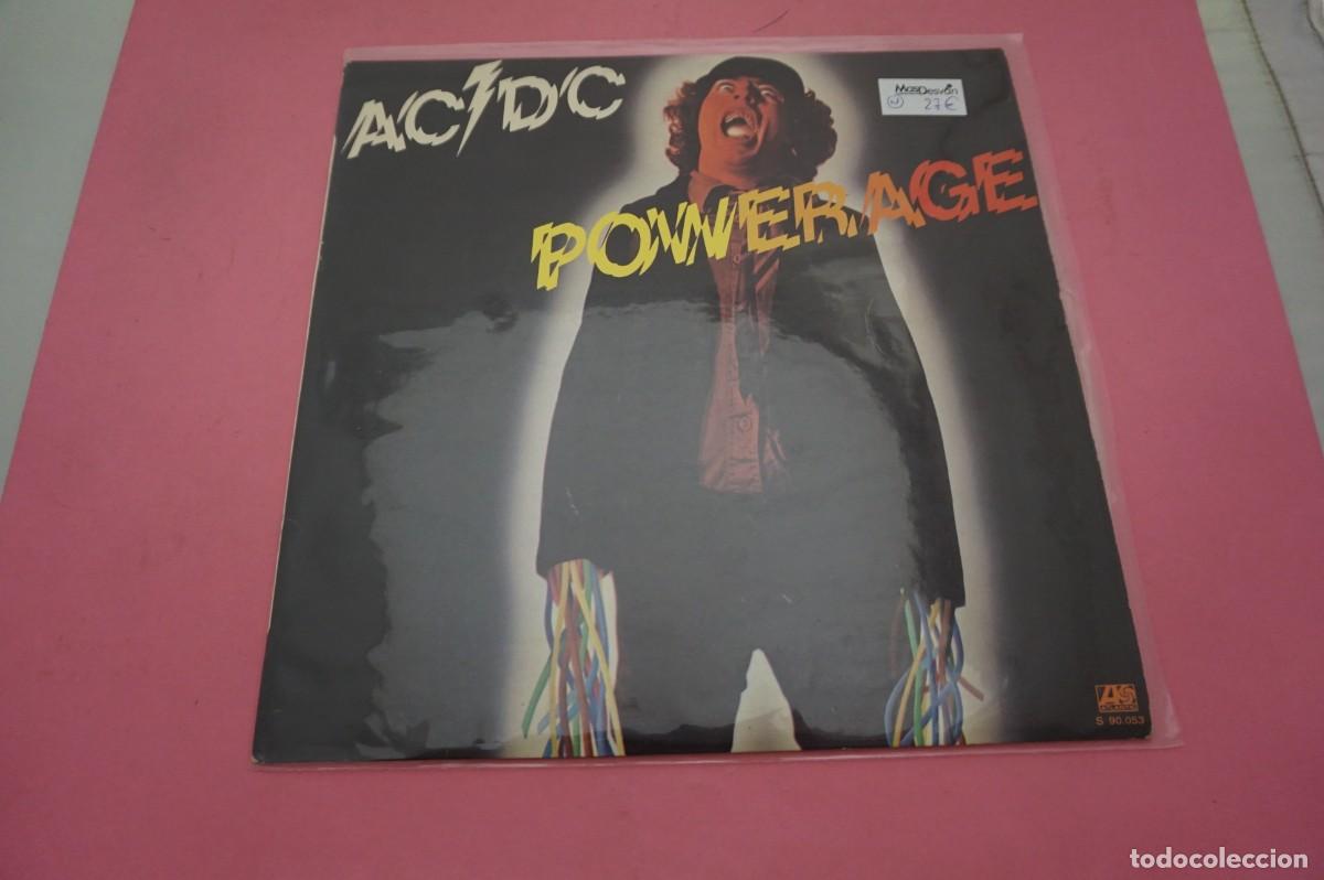 Discos de vinilo: LP - AC DC - POWERAGE - DISCO EN EXCELENTE ESTADO
