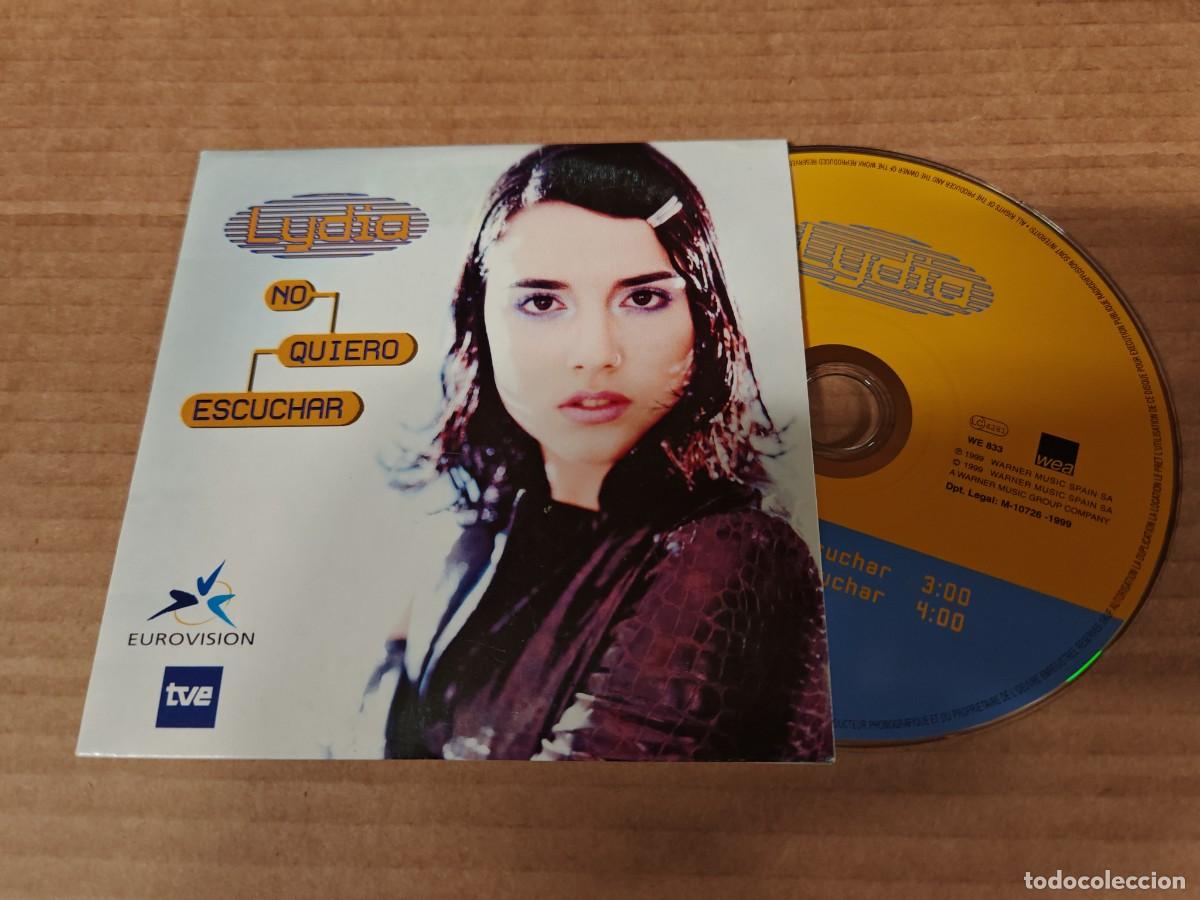 Discos de vinilo: LYDIA No quiero escuchar CD SINGLE PROMOCIONAL TEMA DEL FESTIVAL DE EUROVISION A&Ntilde;O 1999 2 TEMAS