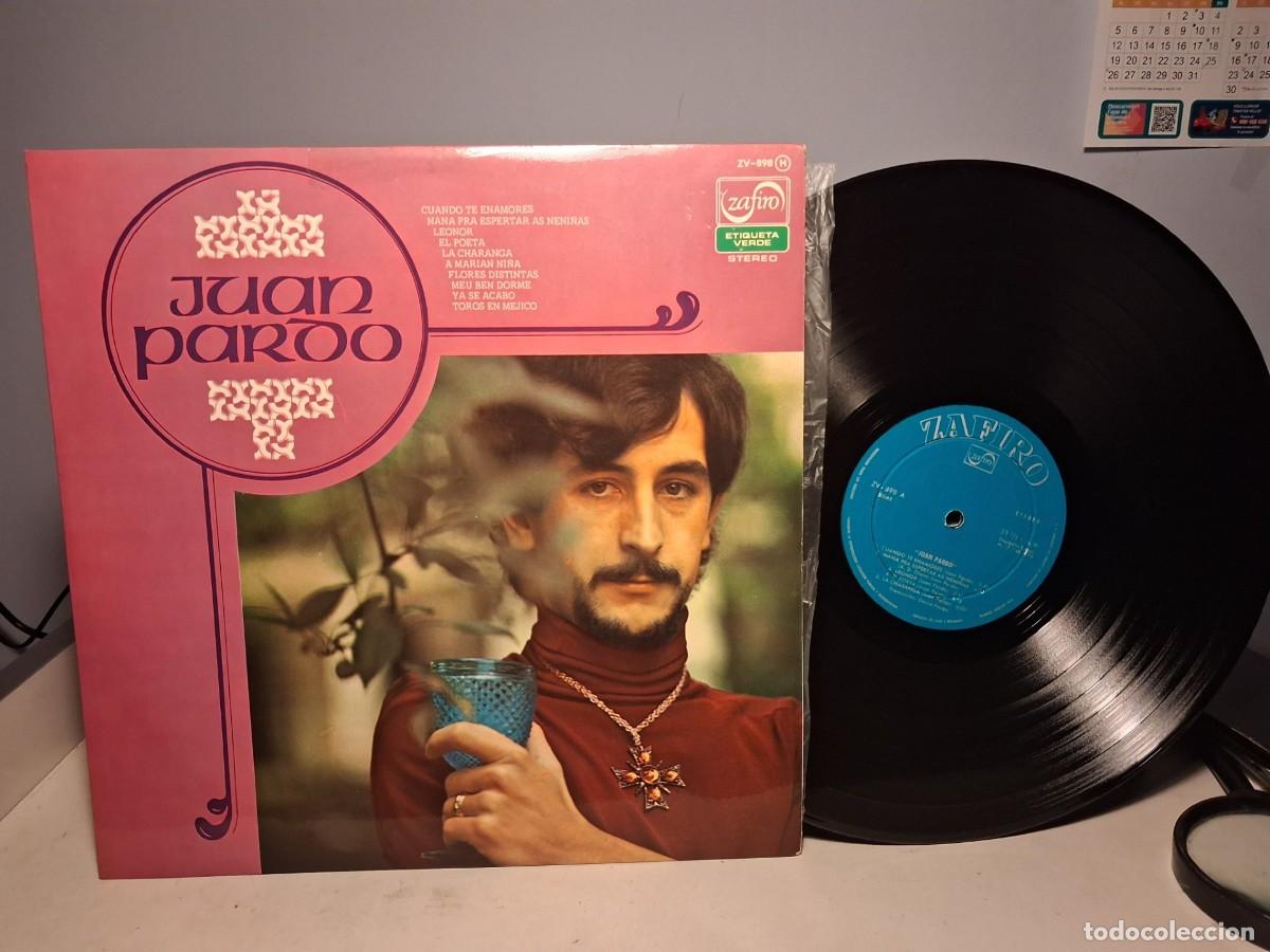 Discos de vinilo: LP JUAN PARDO (ZAFIRO, ETIQUETA VERDE) CUANDO TE ENAMORES, LA CHARANGA, A MARIAN NI&Ntilde;A, ETC