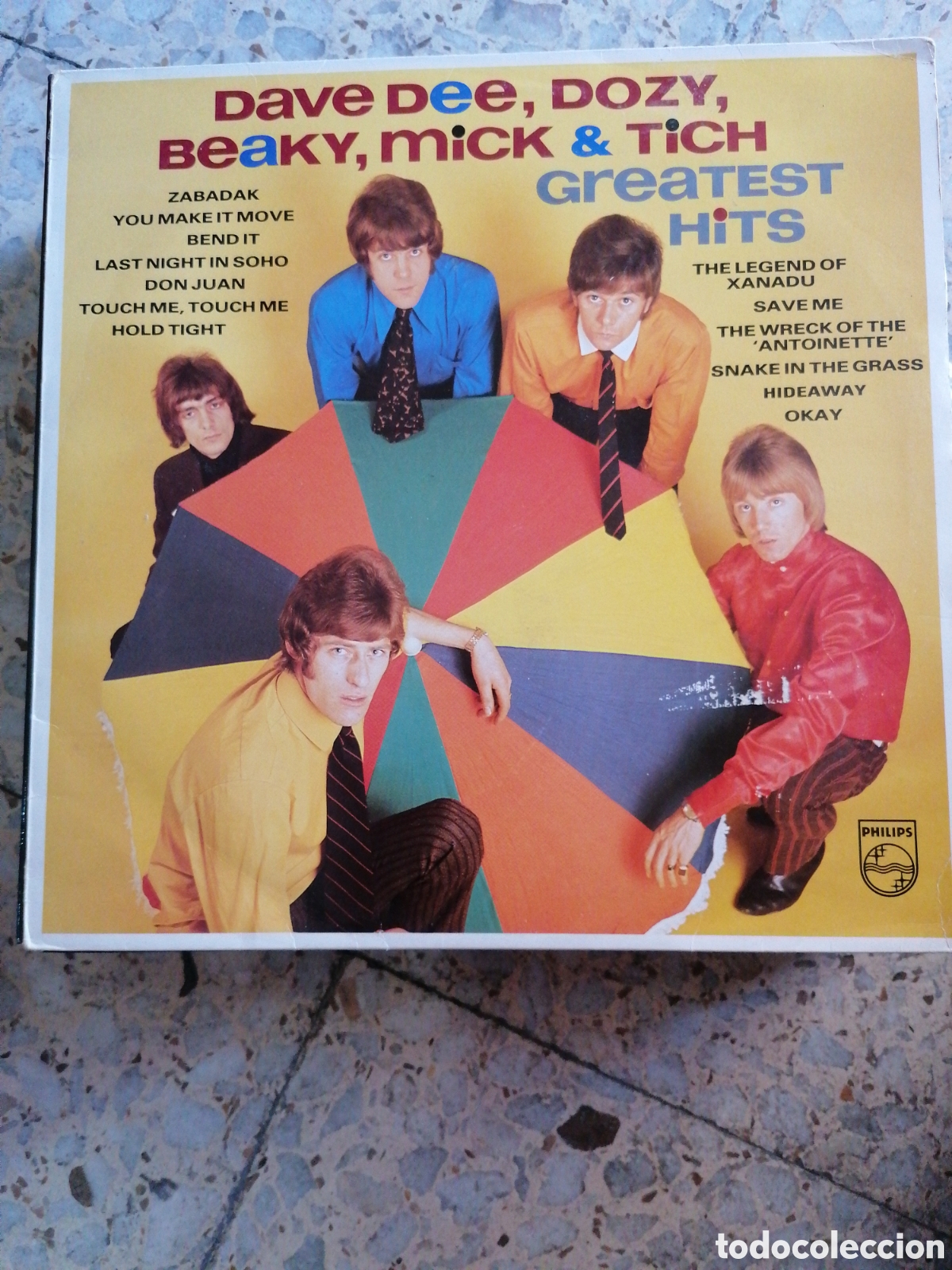 Discos de vinilo: LP DAVE DEE DOZY BEAKY MICKY & TICH GREATEST HITS 1969 UK