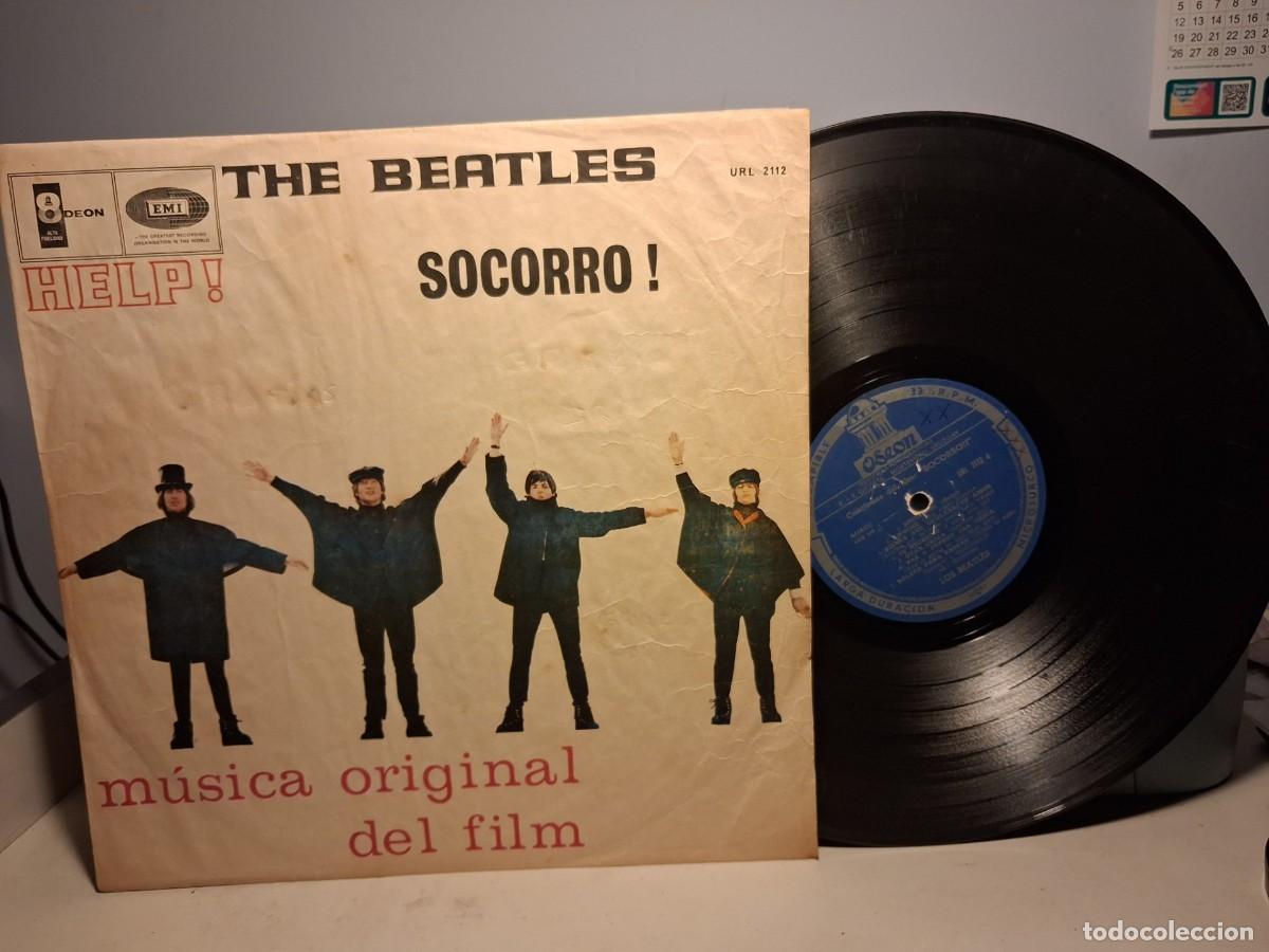 Discos de vinilo: LP THE BEATLES : SOCORRO ! (HELP!) EDITADO EN URUGUAY EN 1965, PRIMERA EDICION, MONO