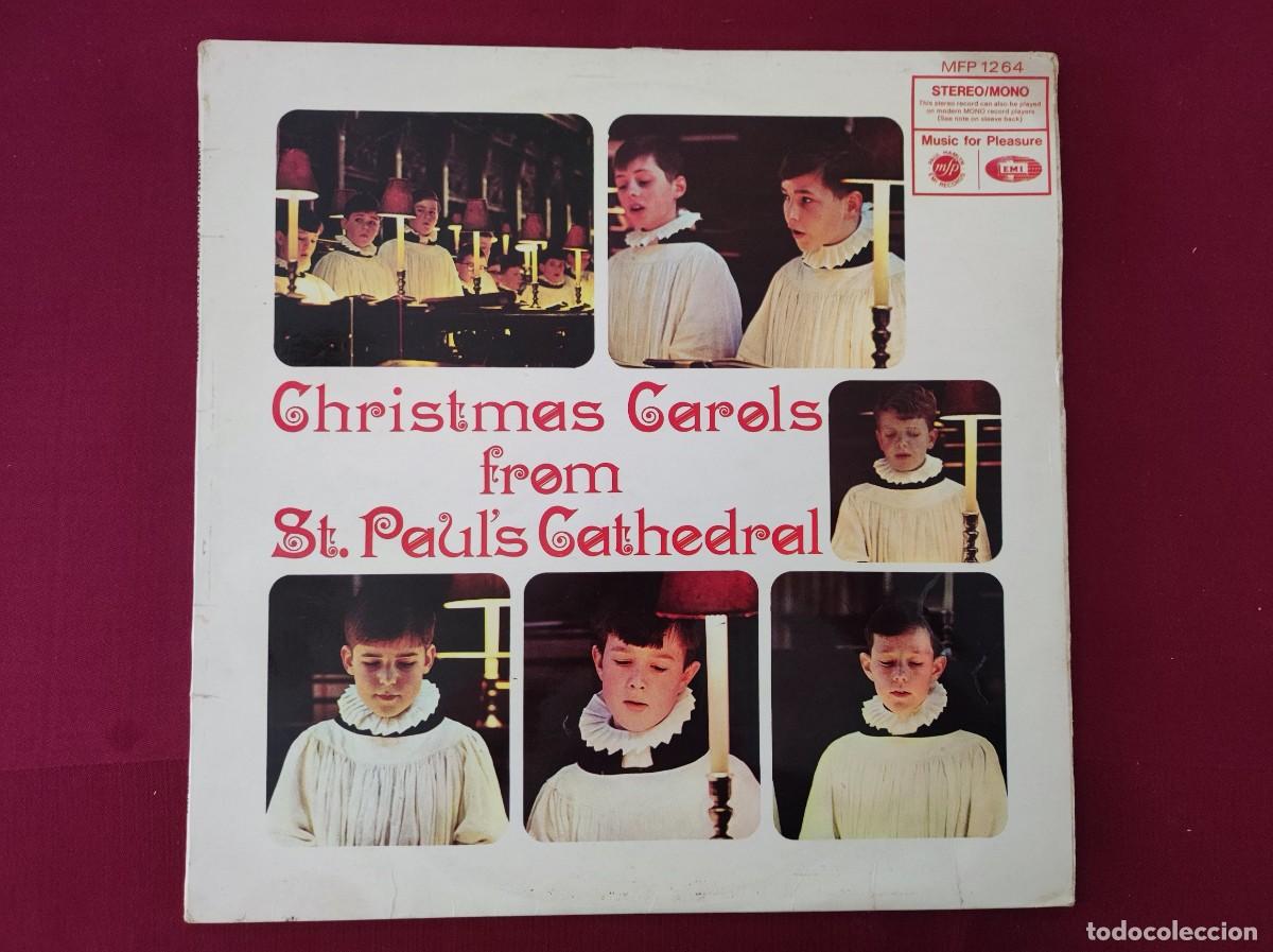 Discos de vinilo: St. Paul's Cathedral Choir &ndash; Christmas Carols From St. Paul's Cathedral (LP) - Edici&oacute;n UK 1967 - MFP