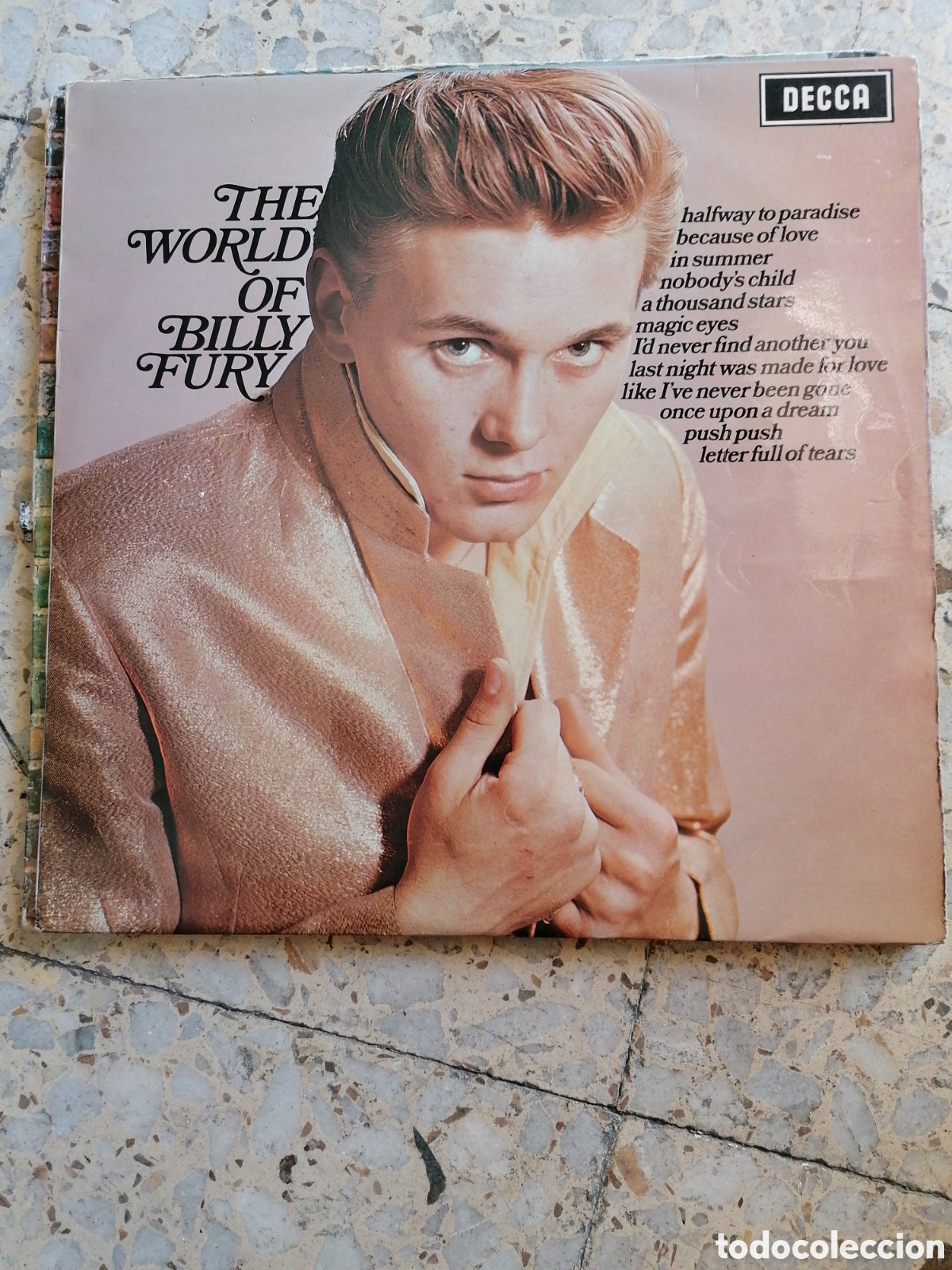 Dischi in vinile: LP BILLY FURY THE WORLD OF 1971 UK