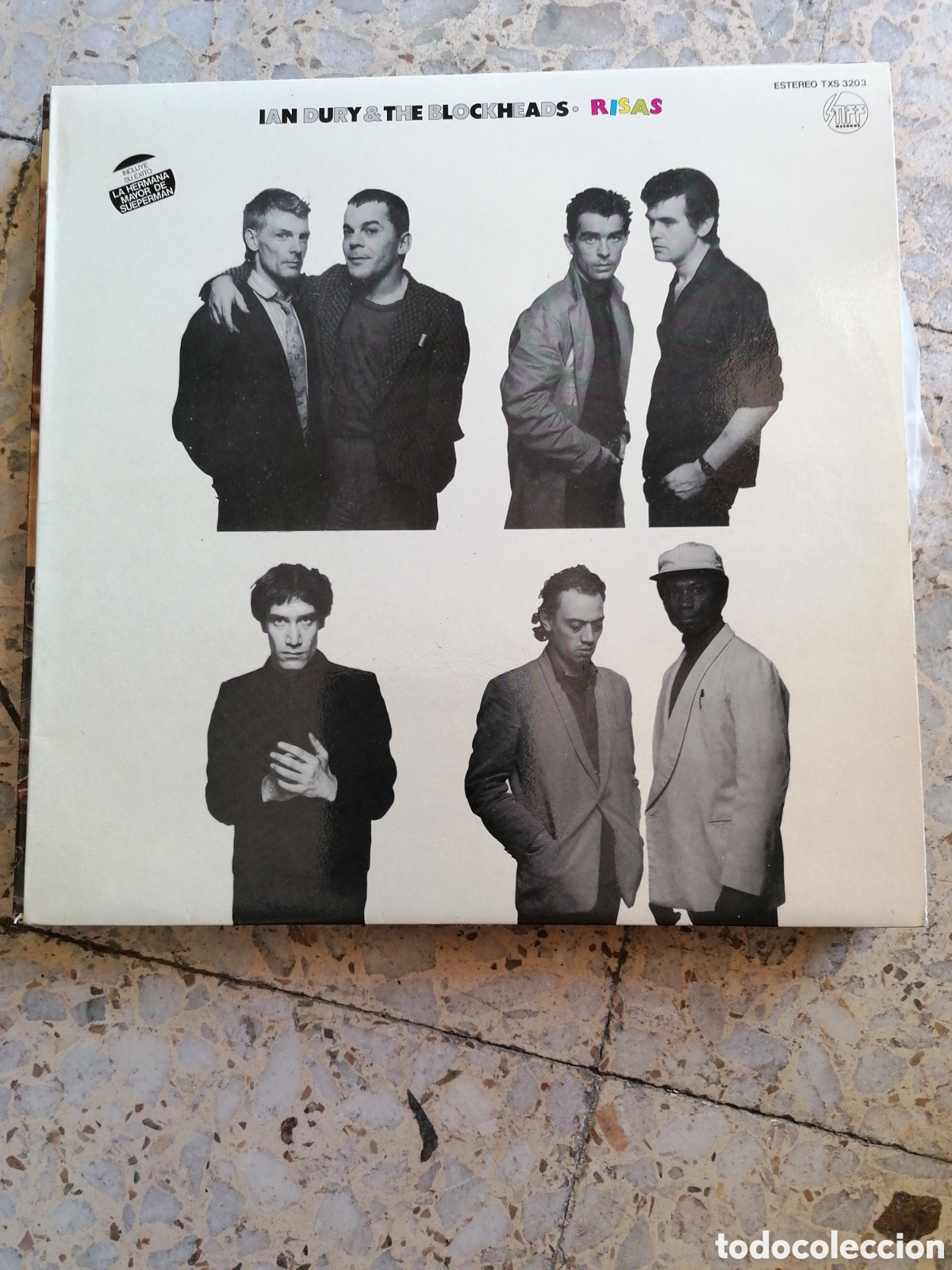 Discos de vinilo: LP IAN DURY & THE BLOCKHEADS RISAS 1980 ESPA&Ntilde;A EX