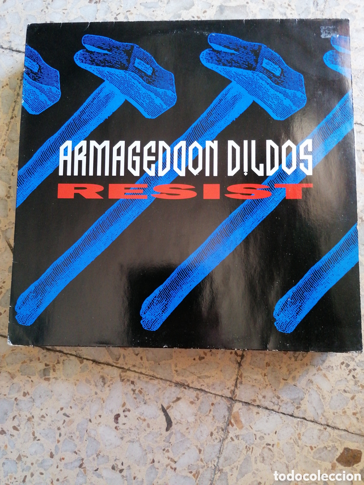 Discos de vinilo: MAXI SINGLE 12&rdquo; ARMAGEDDON DILDOS RESIST 1991 GERMANY