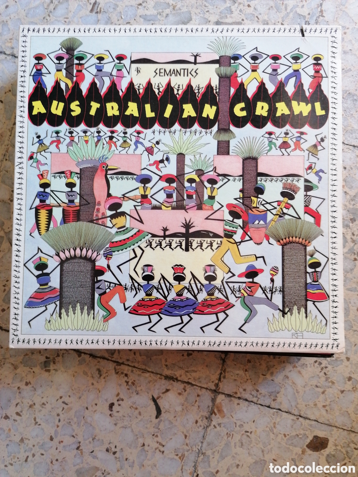 Discos de vinilo: LP AUSTRALIAN CRAWL SEMANTICS 1984 USA INSERT EX