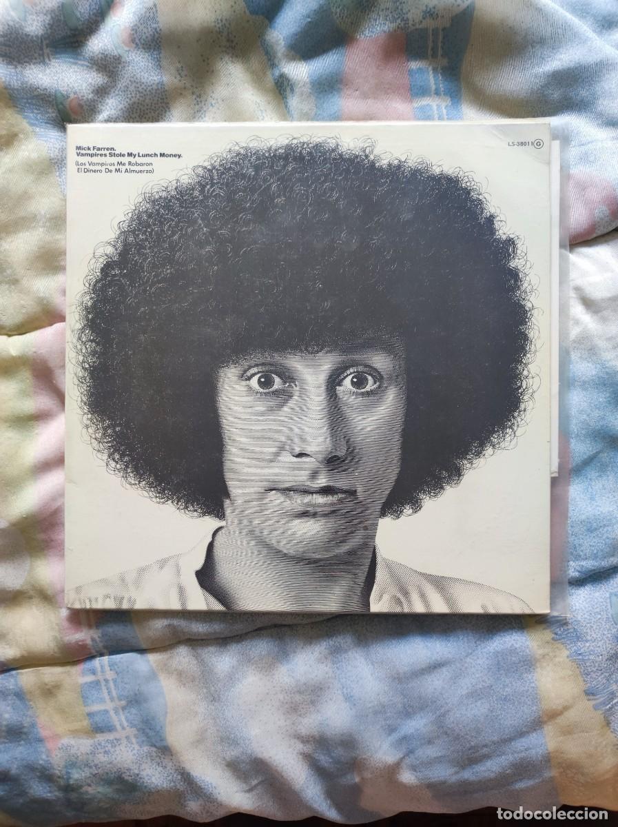 Discos de vinilo: Mick Farren &ndash; Vampires Stole My Lunch Money (LP) - Promo + Biograf&iacute;a CFE Espa&ntilde;a 1979 - Logo LS-38.01