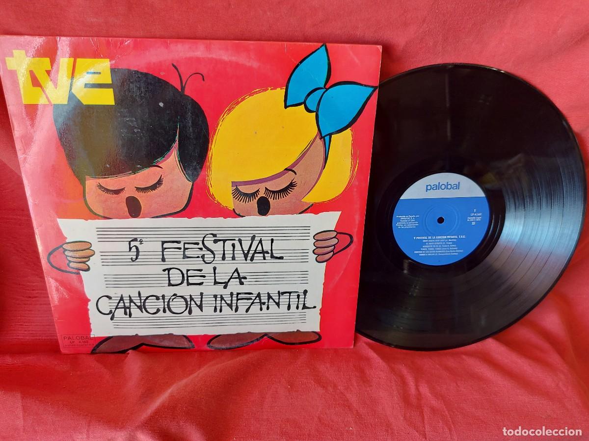 Discos de vinilo: LP 5&ordm; FESTIVAL DE LA CANCI&Oacute;N INFANTIL -- CAJA N.&ordm; 5 - LP