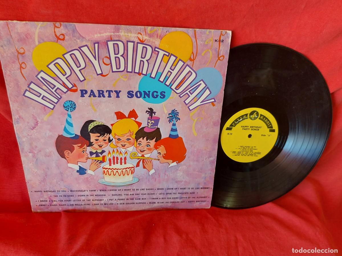 Discos de vinilo: LP HAPPY BIRTHDAY PARTY SONGS -- CAJA N.&ordm; 5 - LP