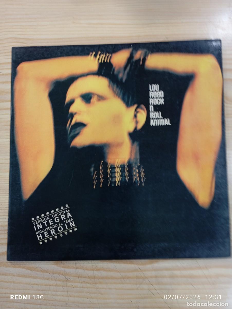 Discos de vinilo: Lp -Lou Reed &ndash; Rock N Roll Animal - Edicion Espa&ntilde;ola - Carpeta doble