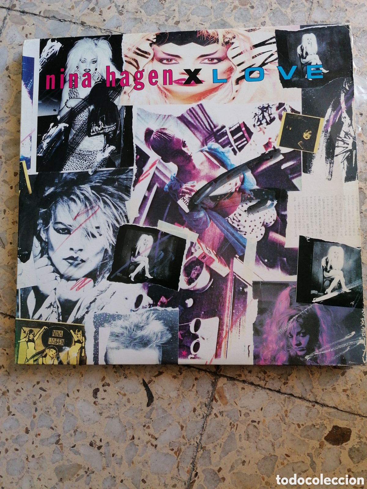 Discos de vinilo: LP NINA HAGEN LOVE 1987 CANADA INSERT