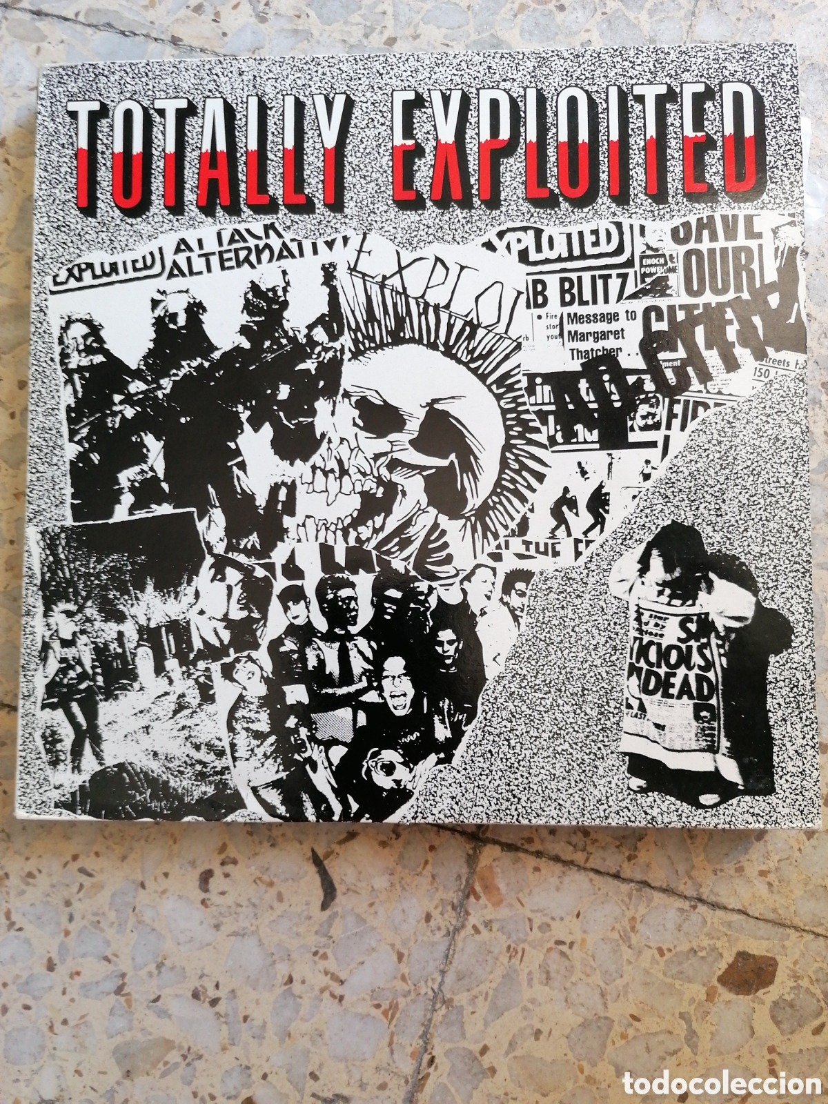 Discos de vinilo: LP EXPLOITED TOTALLY EXPLOITED 1984 UK