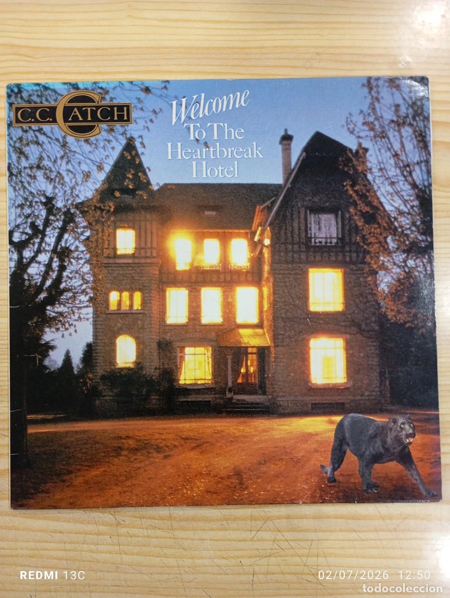 Discos de vinilo: Lp -C.C. Catch &ndash; Welcome To The Heartbreak Hotel - 1986 Edicion Espa&ntilde;ola