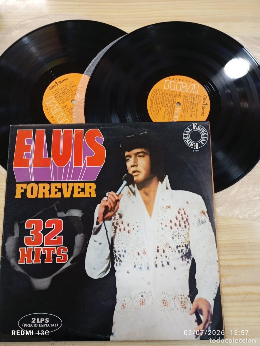 Discos de vinilo: Doble Lp -Elvis Forever - 32 Hits