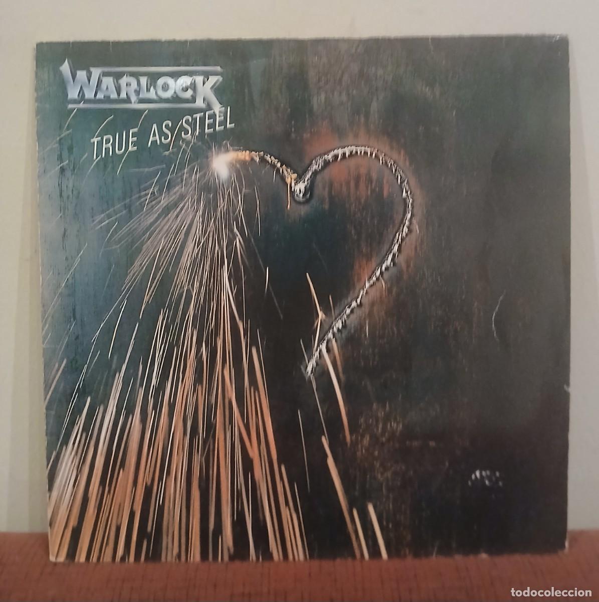 Discos de vinilo: VINILO TRUE AS STEEL - LP DE WARLOCK EN BUEN ESTADO