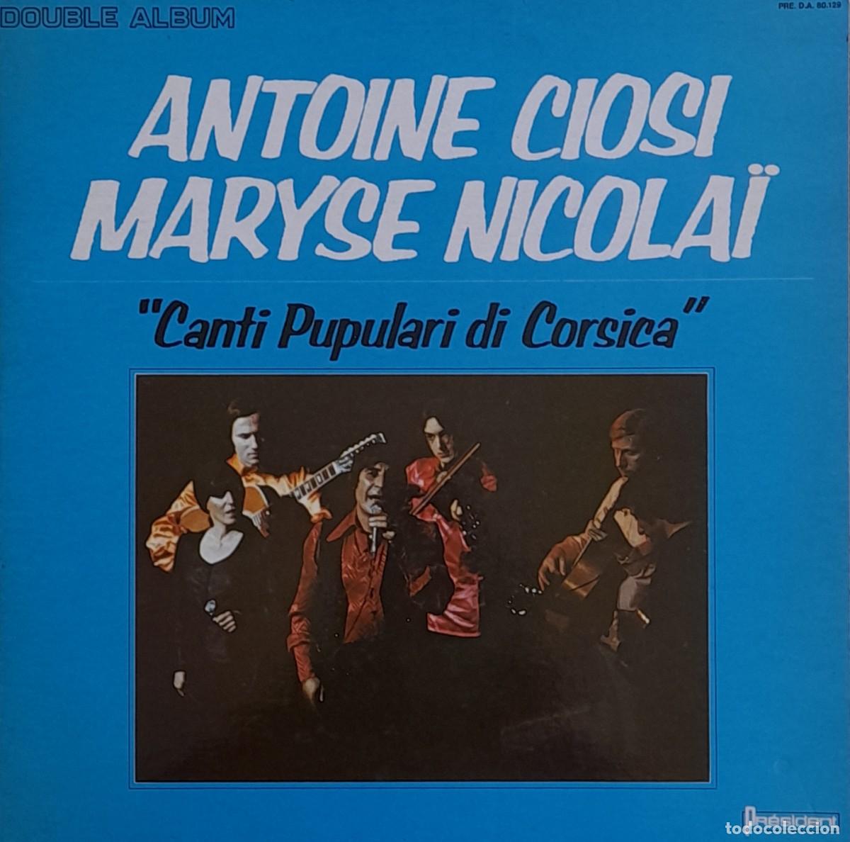 Discos de vinilo: Canti popularidad di Corsica. Antonio Ciosi. LP