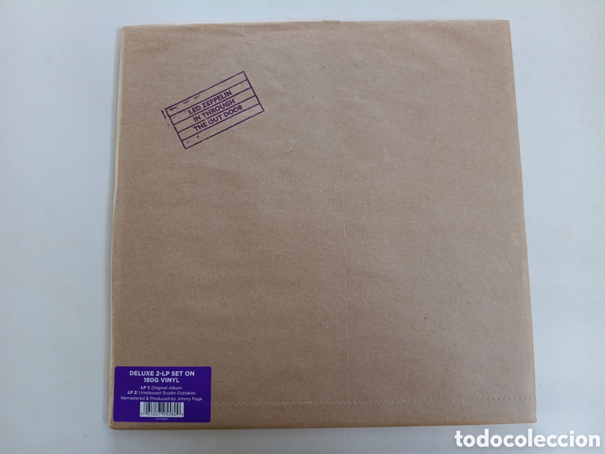 Discos de vinilo: LED ZEPPELIN - In Through The Out Door - DOBLE LP EU DELUXE ES. SWAN SONG 2015 // NM
