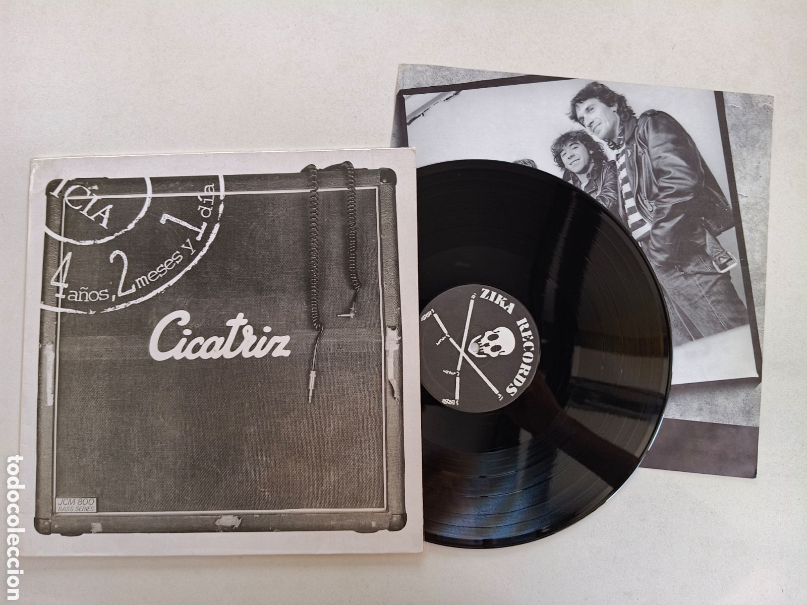 Discos de vinilo: CICATRIZ - 4 A&ntilde;os, 2 Meses y 1 Dia - LP ORIGINAL ZIKA RECORDS 1991 // PUNK ROCK RADICAL VASCO