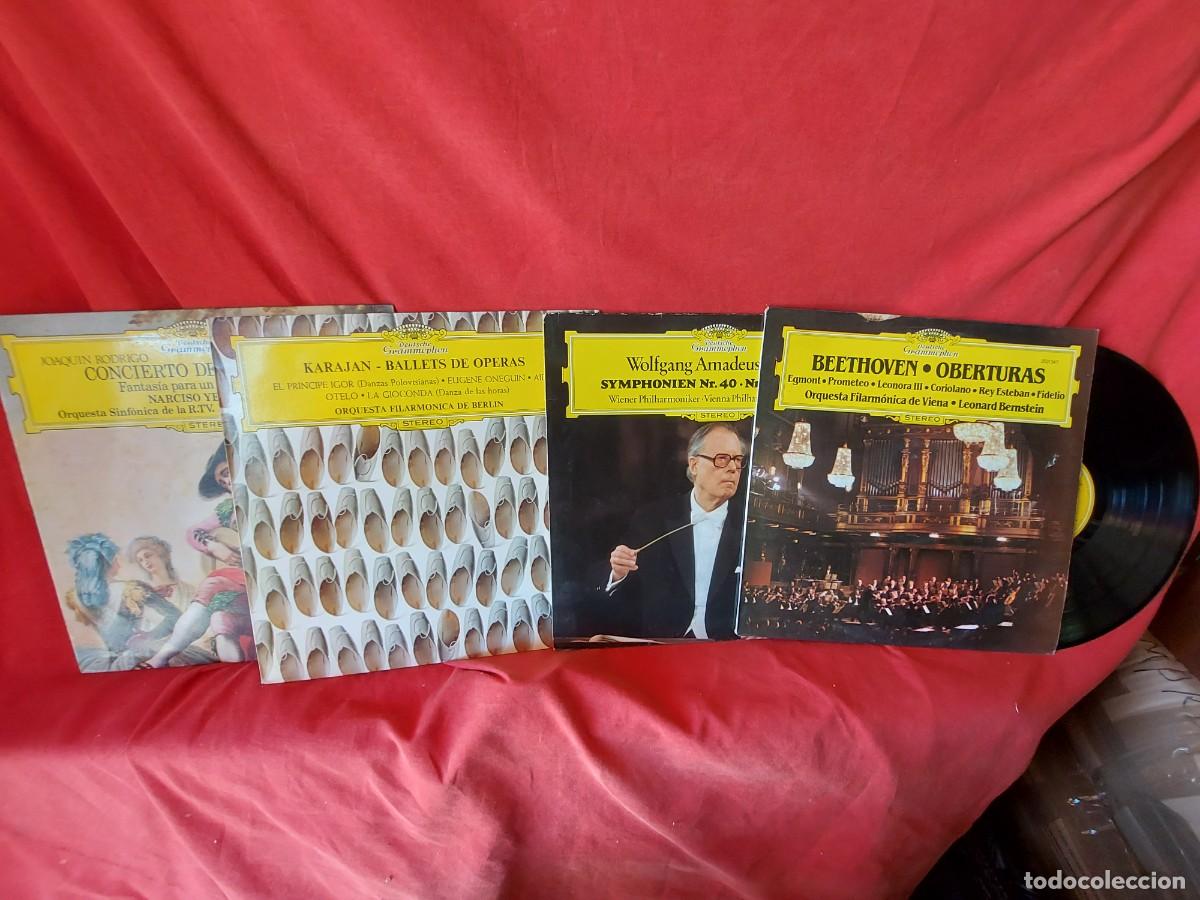 Discos de vinilo: 4 LP DEUTSCHE GRAMMOPHON ) ( PEDIDOS M&Iacute;NIMOS 10 &euro; ) ) CAJA N.&ordm; 5 - LP